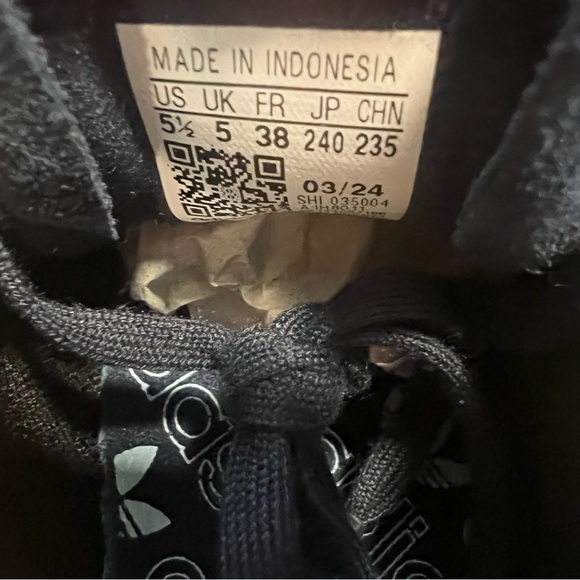 Adidas Handball Spezial Shoes Collegiate Navy Clear Sky Size Youth 5.5/Women 6.5 - Picture 15 of 16